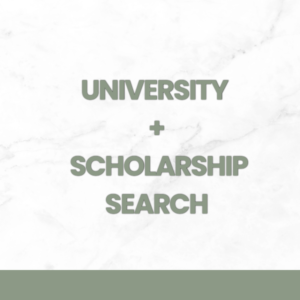 University +Scholarship Search