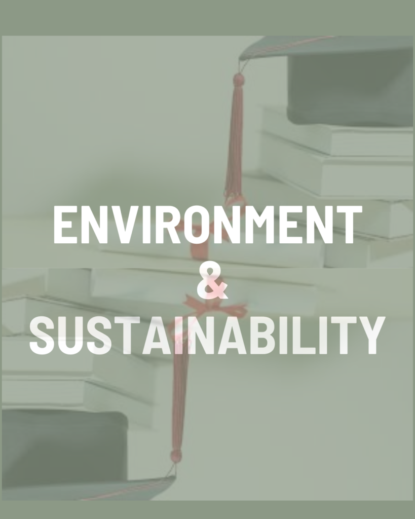 Environment and Sustainability