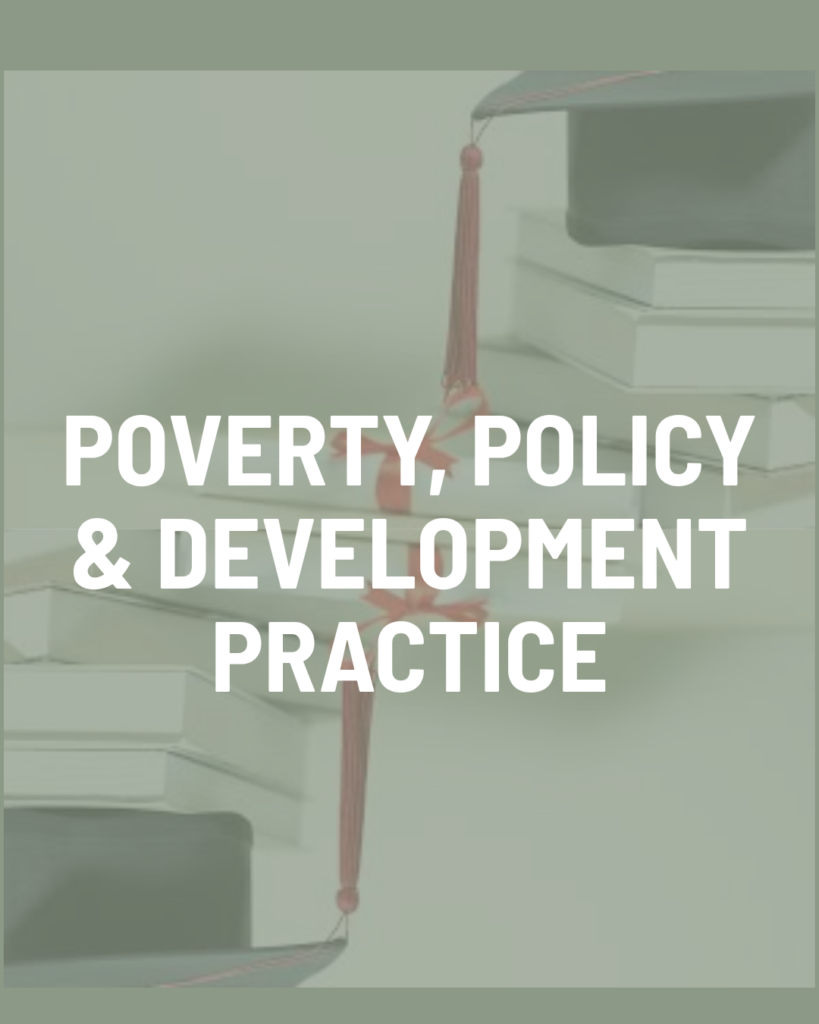 Poverty, Policy and Development Practice