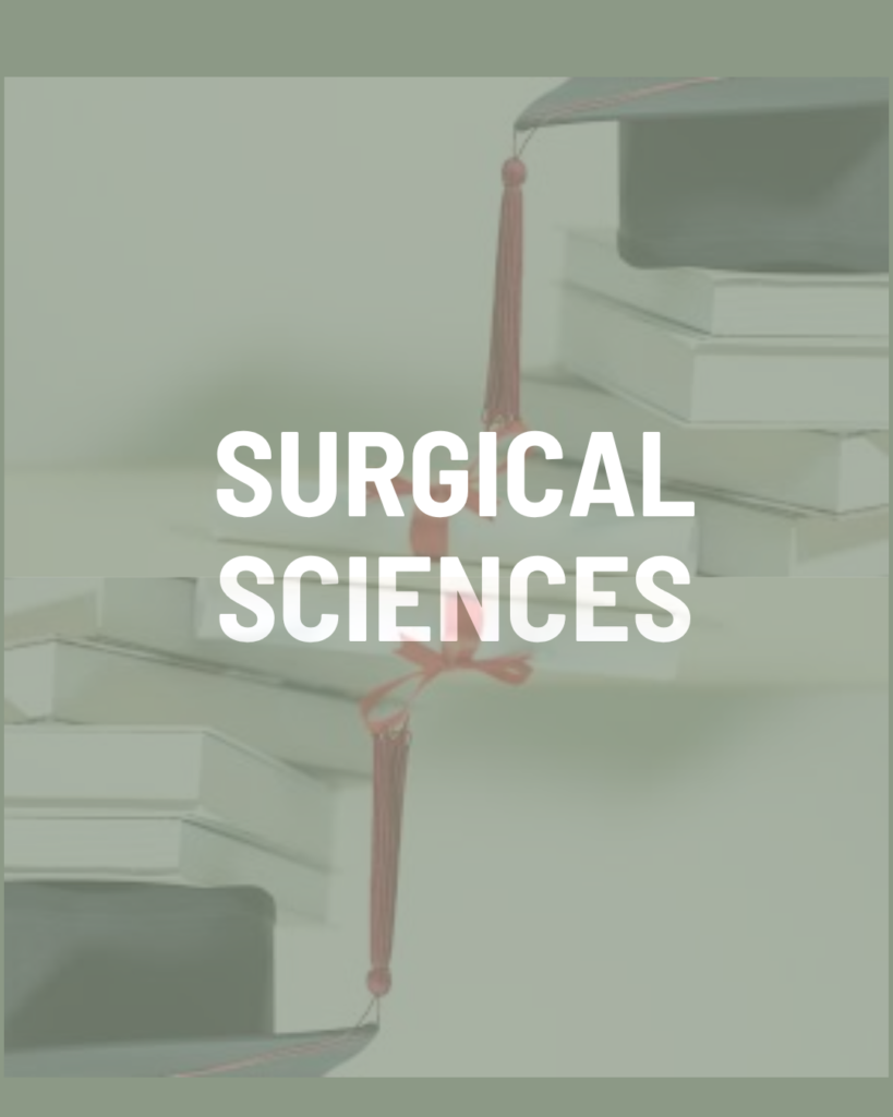 Scholarships Display 154 Surgical Sciences