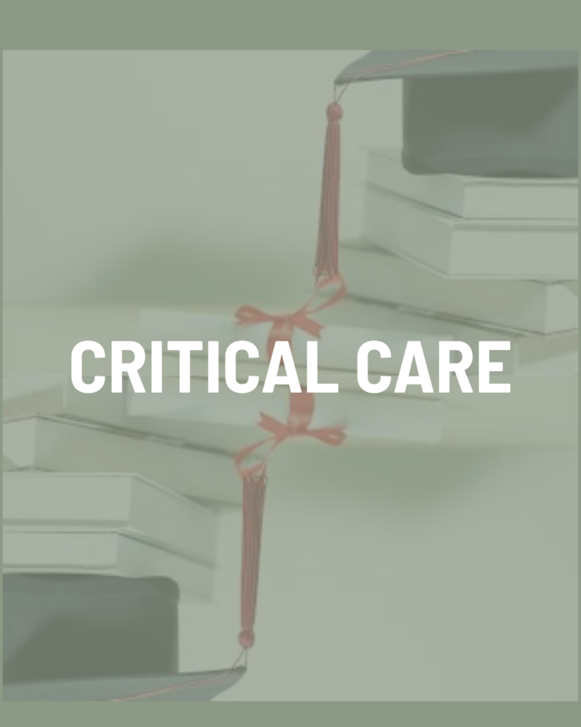 Scholarships Display 42 Critical Care
